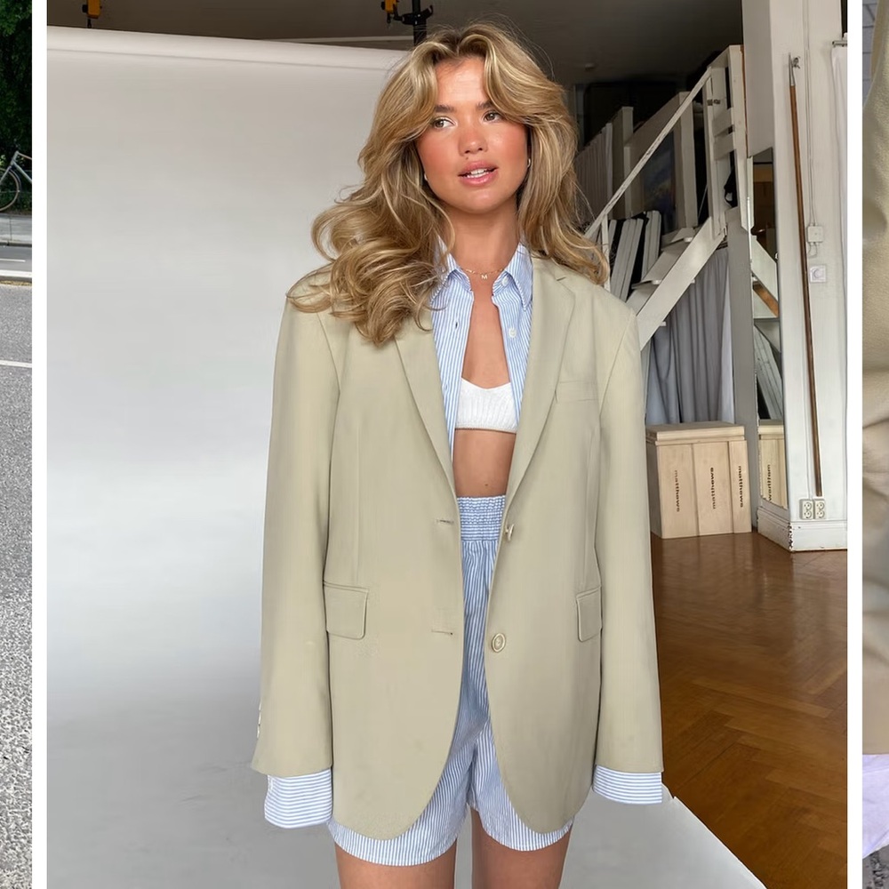 Djerf Avenue Forever Blazer Greige
